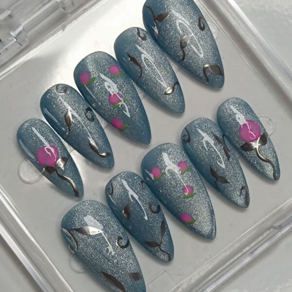 Faux Ongles Press-on "Ethereal" - Collection Princesse